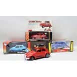 A BURAGO 1:18 SCALE DIE-CAST MODEL OF VW BEETLE 1955 IN OVB, a Maisto Special Edition VW model of