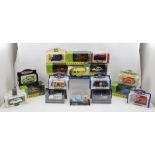 FIVE VANGUARD DIE-CAST MODELS including Ford Granada, Austin Allegro, Morris Marina, Reliant Regal