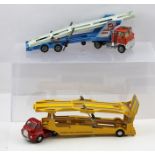 CORGI MAJOR TOYS CARRIMORE MK4 TRANSPORTER DIE-CAST MODEL and a Corgi Major toys Carrimore car