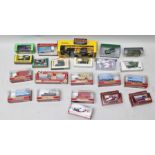 A COLLECTION OF MAINLY BOXED DIE-CAST VEHICLES including JCB Loadall, 15 Matchbox Models of