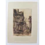 AFTER FRED WHITEHEAD (1853-1938) "Lord Leycester Hospital, Warwick" an Engraving, inscribed and