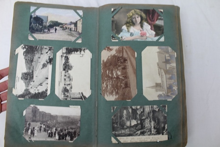 A LARGE COLLECTION OF POSTCARDS includes topographical, wartime etc. and SCRAP ALBUMS mostly - Image 9 of 12