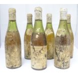 LOUIS JADOT COTE D'ORI BEAUNE, possibly 1967 6 x half bottles (damaged labels)