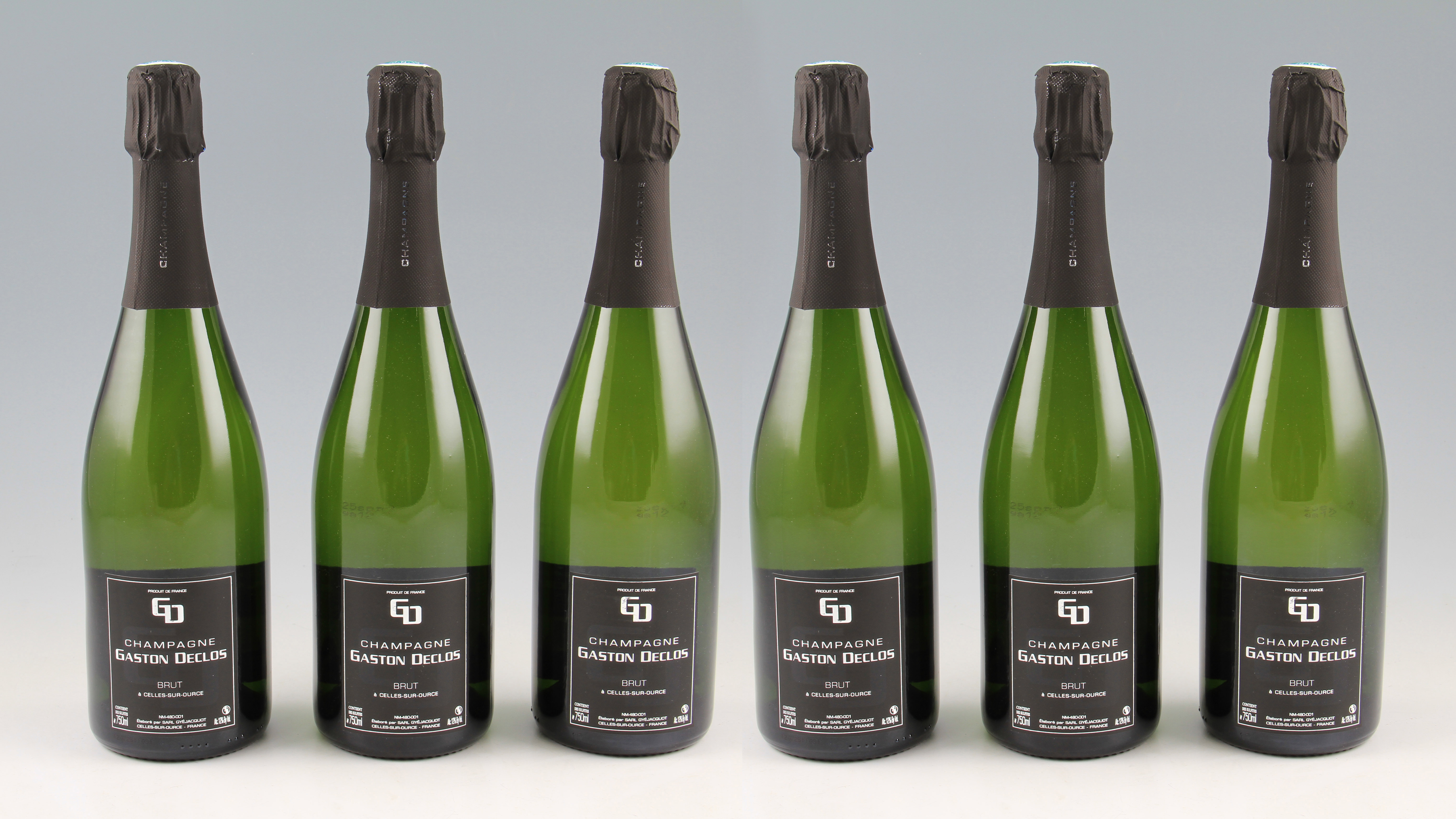 *Champagne Gaston Declos Brut. 6 bottles. France