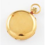 An 18ct yellow gold Leonard A. Alimonda, London, crown wind full hunter repeater pocket watch, the