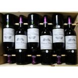 Chateau Villars 1998. 12 bottles. Fill level into neck good label & capsule. Fronsac, Bordeaux. OWC