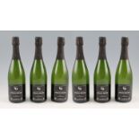 *Champagne Gaston Declos Brut. 6 bottles. France