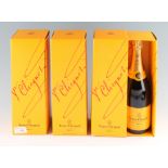 *Veuve Clicquot Brut Champagne. 5 bottles