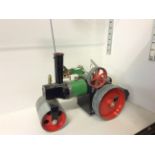 A Mamod model steam roller.