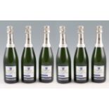 *Champagne Coutelas Cuvee Damien Reserve Brut NV. 6 bottles. From the wonderful Coutelas (pronounced