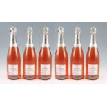 *Champagne Coutelas Brut Rose NV. 6 bottles. From the wonderful Coutelas (pronounced Coot-La)