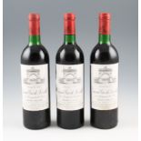 Chateau Leoville Las Cases St Julien 1978. Fill level very top shoulder, good labels & capsules. 3