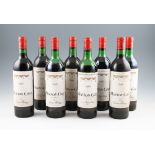 Rothschild Mouton Cadet. 8 bottles. 4 x 1977 vintage, 1 low shoulder, 1 mid shoulder, 1 top shoulder