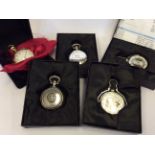 A selection of thirty three Heritage collection pocket watches in boxes.