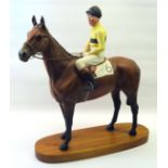 A Beswick Model of Arkle with Pat Taaffe up from the Connoisseur Horses Series No. 2084.