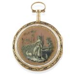 OROLOGIO DA TASCA A CHIAVETTA CON SMALTO KEY-WINDING ENAMELED POCKET WATCH