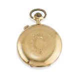 OROLOGIO DA TASCA A SAVONETTE IN ORO HUNTER CASE GOLD POCKET WATCH