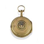 OROLOGIO DA TASCA FRANCESE A CHIAVETTA FRENCH KEY-WINDING ENAMELED POCKET WATCH