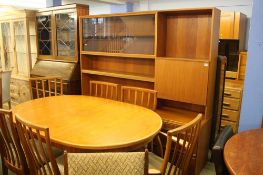 Teak 8 piece dining room suite