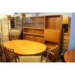 Teak 8 piece dining room suite