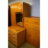 Oak 3 piece bedroom suite