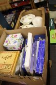 2 Boxes assorted china, Ringtons etc.