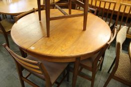 Teak table and 5 chairs