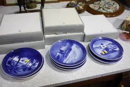 Collection of Royal Copenhagen plates
