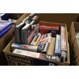 Box of assorted tools