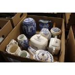 Various Maling and Ringtons china