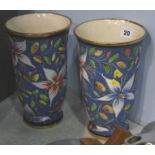 Pair of Belguim vases