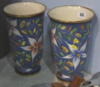 Pair of Belguim vases