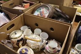 2 Boxes assorted china, Poole etc.
