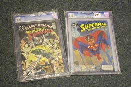 Comics - Superman Man of Steel and Secret Origins