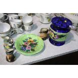 Maling posy vase, Maling dish etc