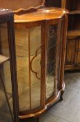 Walnut china cabinet