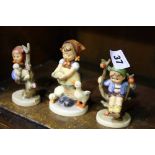 3 Hummel figures