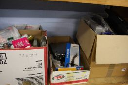 Shelf of assorted tools