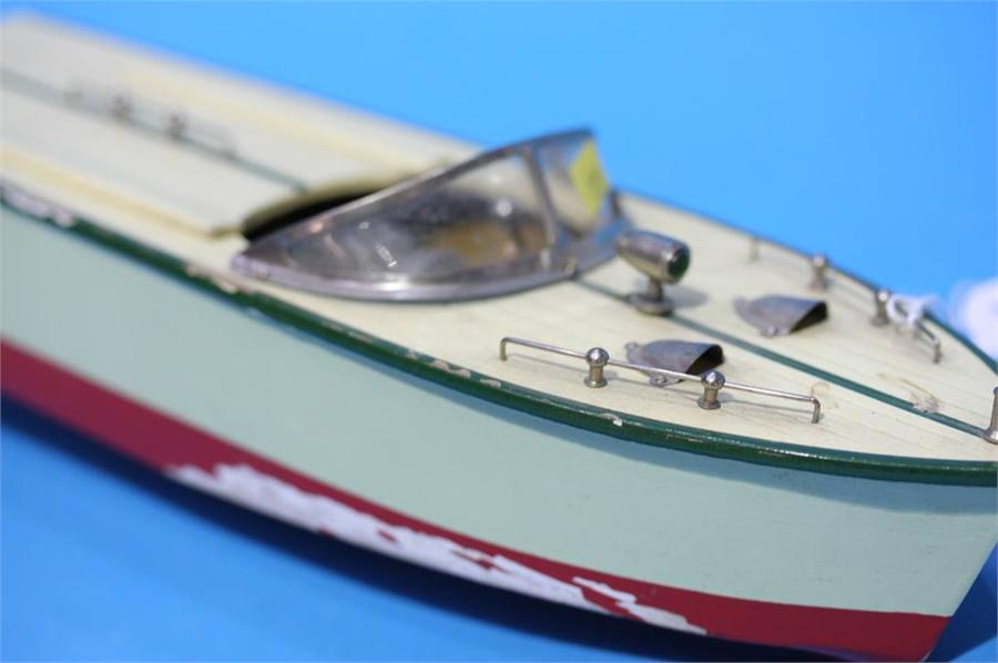 A small model speed boat.  30 cm long - Image 3 of 12