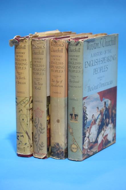 Four volumes by Winston Churchill. - Image 3 of 8