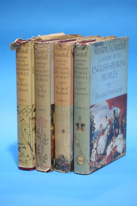 Four volumes by Winston Churchill. - Image 5 of 8
