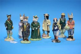 Eight Beswick figures.