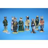 Eight Beswick figures.