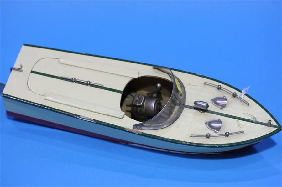 A small model speed boat.  30 cm long - Image 5 of 12