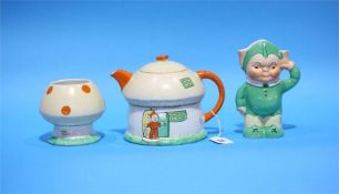 A Shelley Mabel Lucie Attwell Gnome tea set.