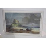 Ronald Moore (act. 1925-1975) watercolour, signed.