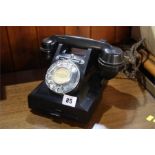 Bakelite telephone.