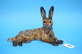 A reclining Winstanley Hare.