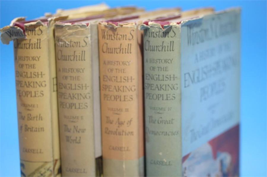 Four volumes by Winston Churchill. - Image 2 of 8