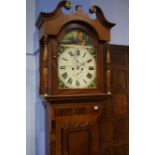 A long case clock by W. Galloway of Leeds, with 2